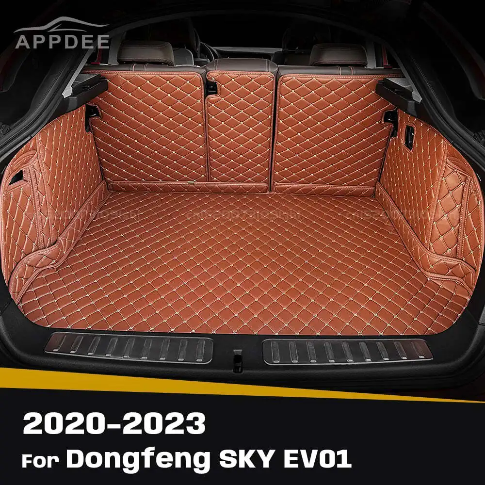 

Для Dongfeng SKY EV01 2023-2024 автоматический коврик для багажника с полным покрытием, автомобильный антигрязный коврик, защитный коврик, грузовой вкладыш, аксессуары для интерьера