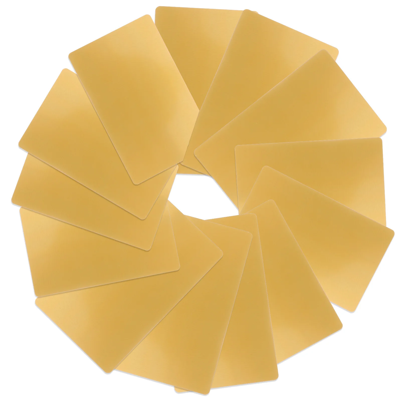 

50Pcs Blank Metal Business Cards Aluminum Alloy Sublimation Metal Blanks Engraving Business Material Sublimation Blanks