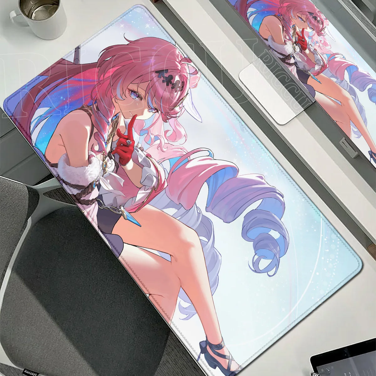 XXL Gaming-Mauspad Denia Wuthering Waves Kawaii Anime Girl Tastaturteppich Mauspad Büro-PC-Zubehör Esports HD Schreibtischunterlage – Detail 18