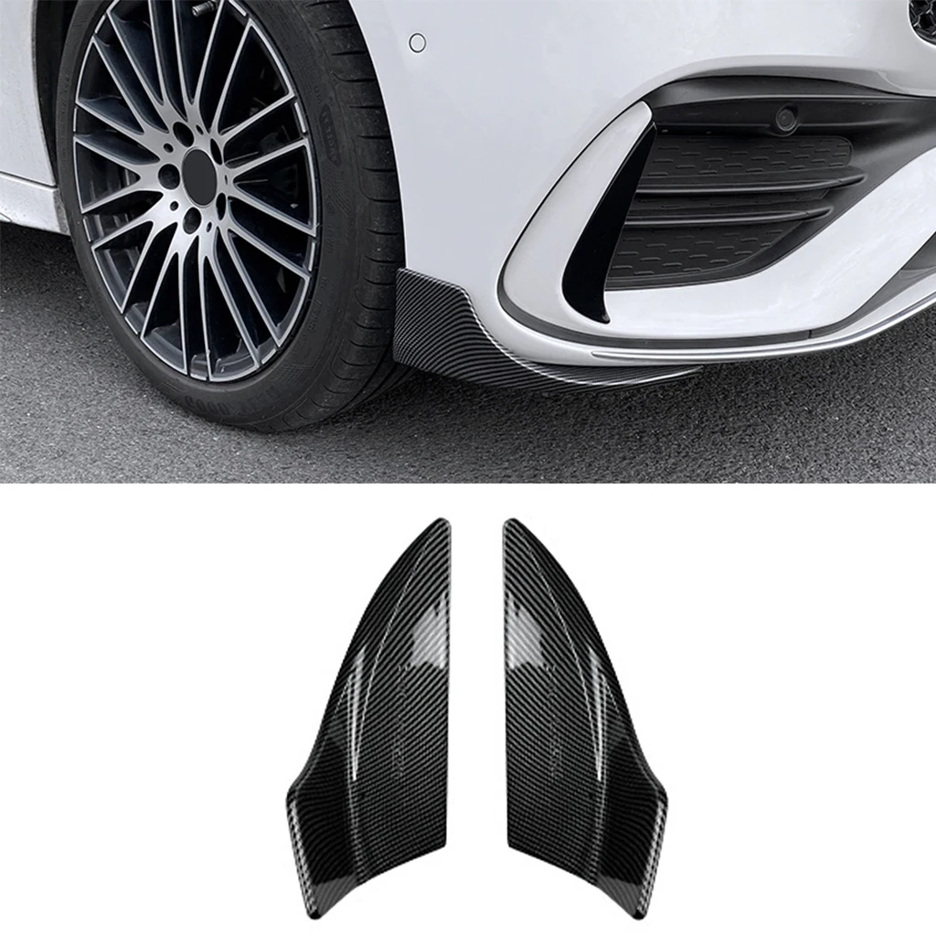 

Car Front Bumper Lip Angle Diffuser Side Splitter Spoiler Protector For Mercedes-Benz C-Class W206 AMG C200 C260 C43 2022+