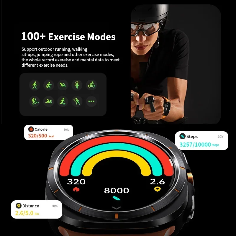 Xiaomi Mijia Men Watch Compass Bluetooth Call Electronics Voice Assistant Heart Rate Monitoring Sport Fitness Women's Wristwatch