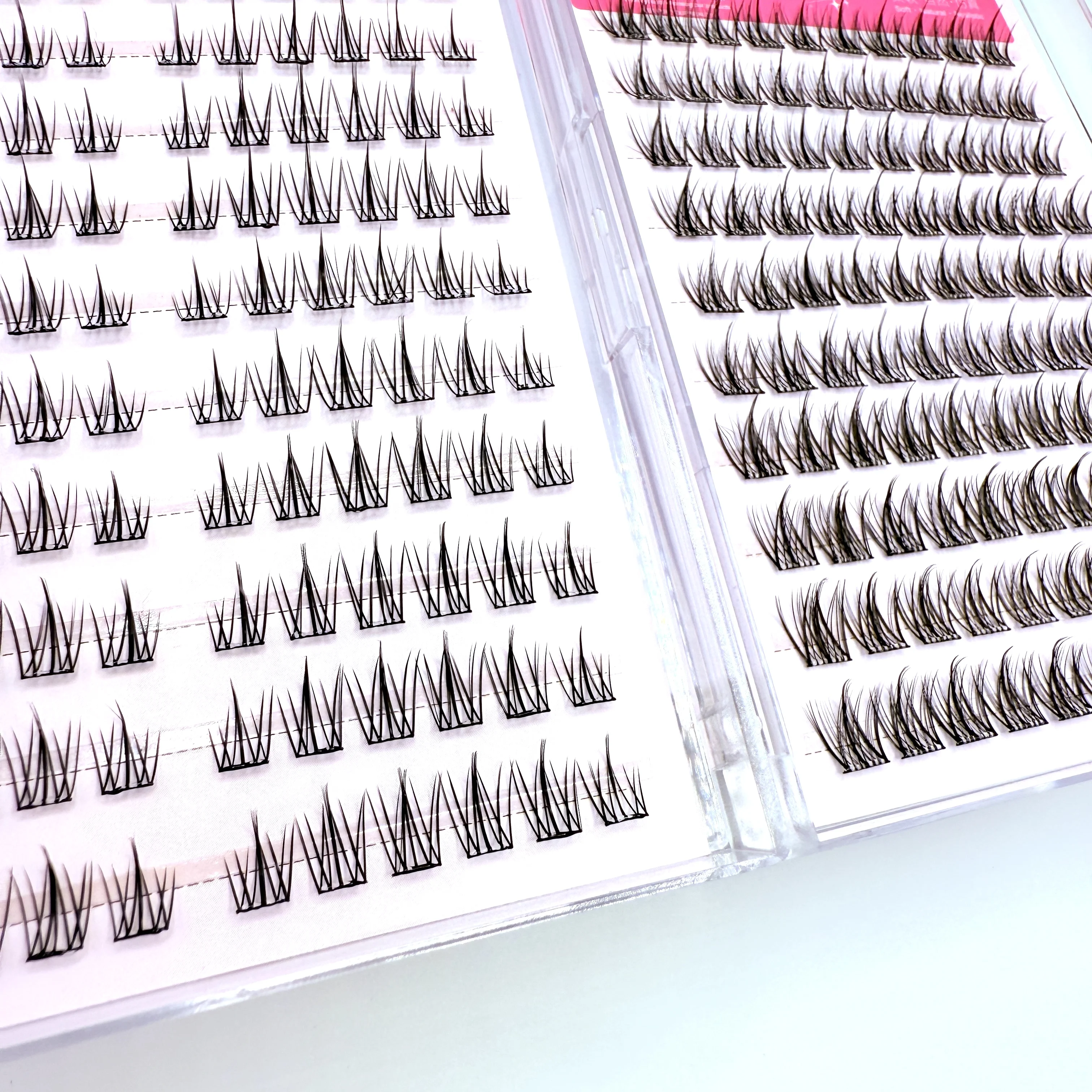 10列 自己粘着 軽量 ふわふわ 長持ちするつけまつげ エクステンション 接着剤不要 パーティーメイク用