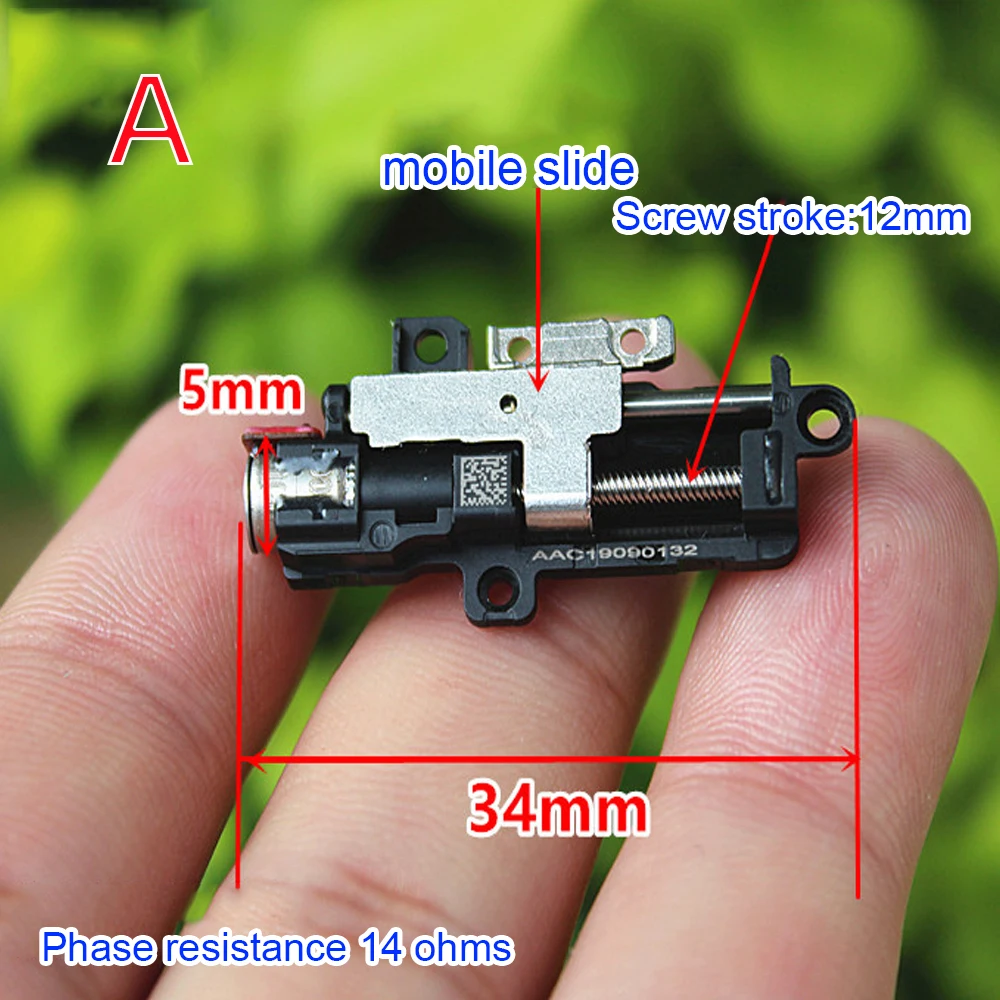 DC 3V-5V Micro 5mm/4.4mm Precision Planetary Gearbox Gear Stepper Motor 2-phase 4-wire Stepping Motor Linear Screw Metal Slider