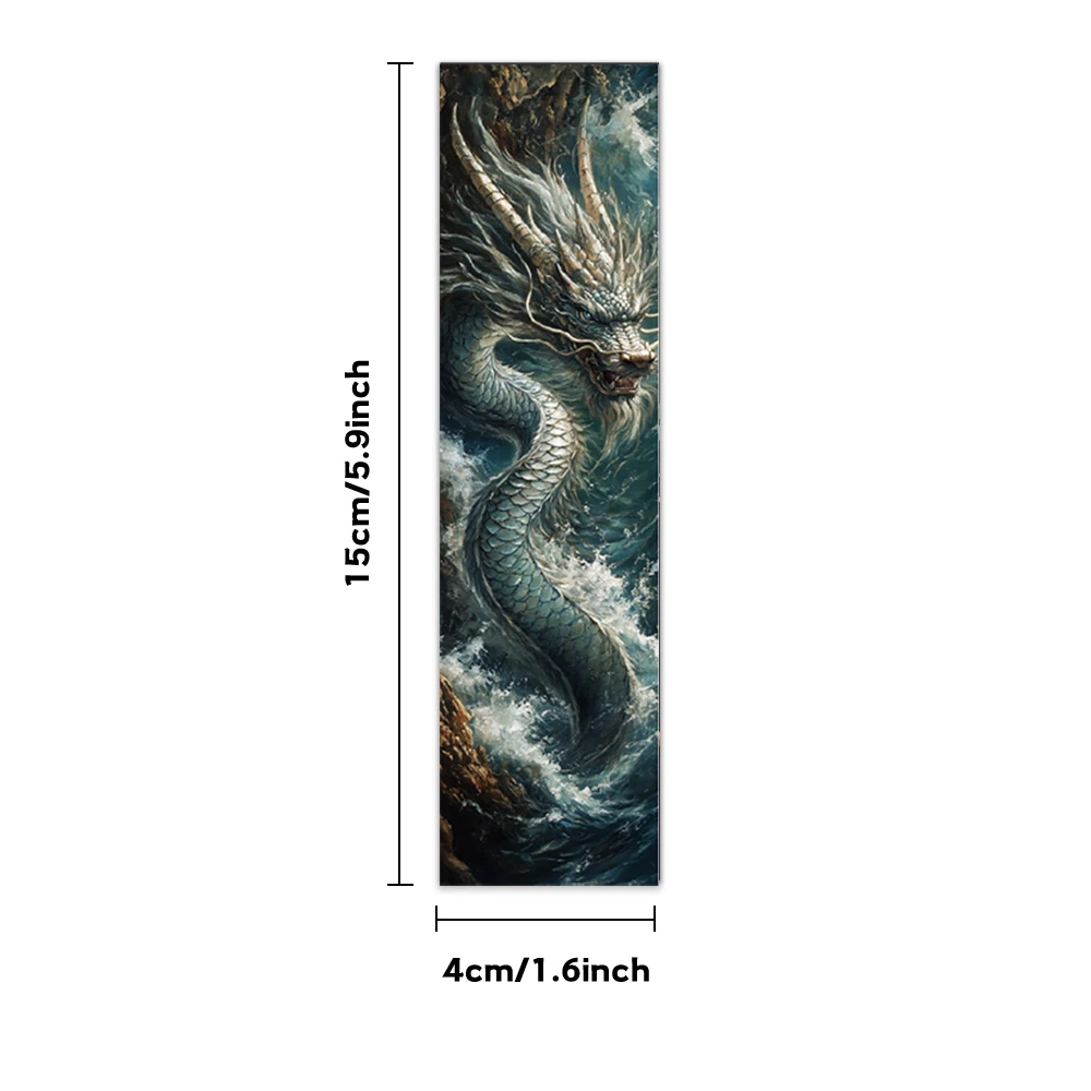 32pcs, Mythical Dragon Series Bookmarks, suitable for teachers, readers, and book lovers, birthday gifts