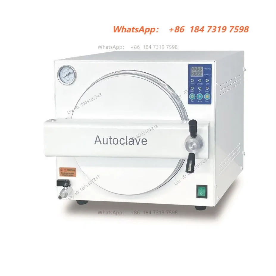 Oral sterilizer, high temperature and high pressure disinfection cabinet for beauty, tattoos and manicures