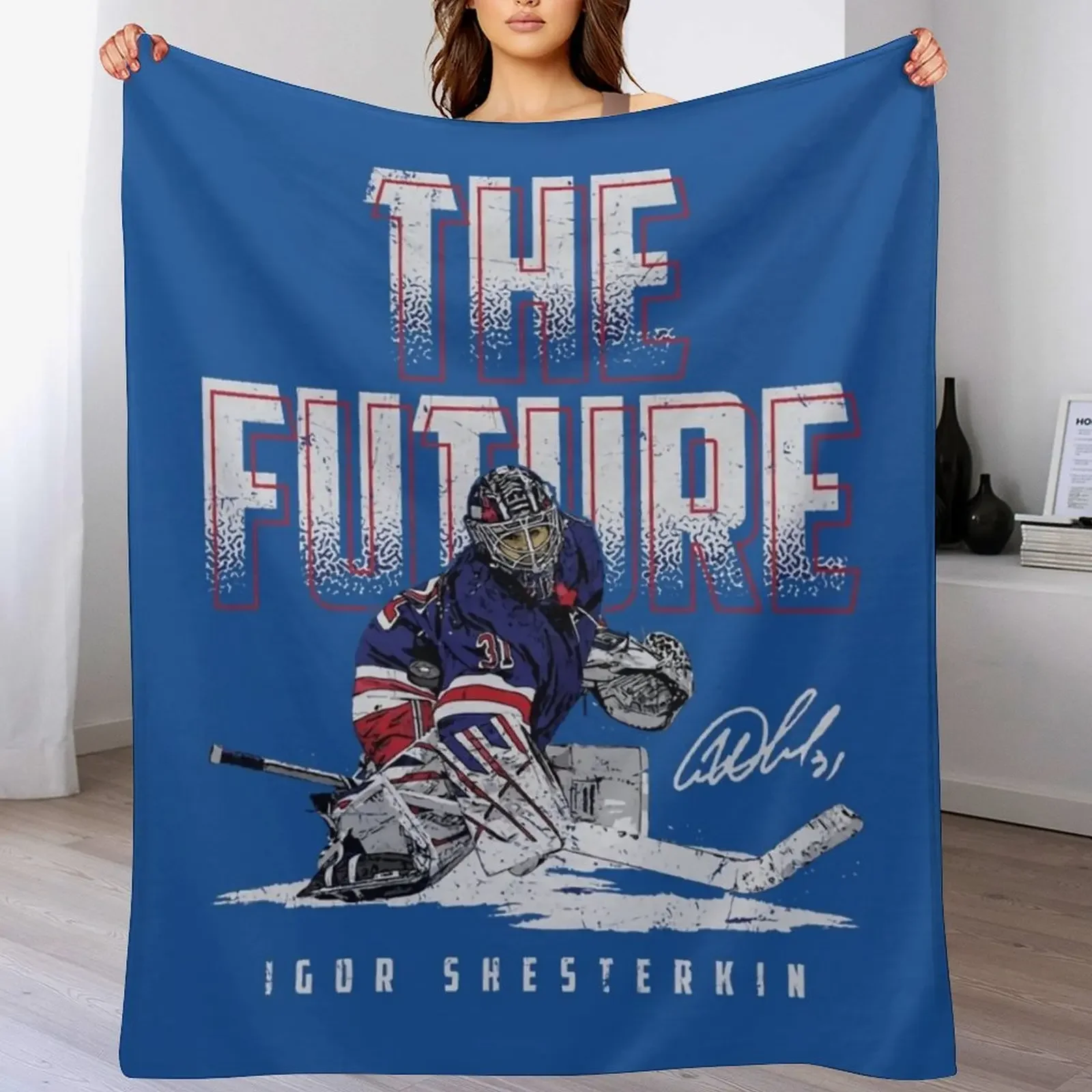 

Igor Shesterkin The Future Throw Blanket For Baby Decorative Throw Flannel Fabric Baby Blankets