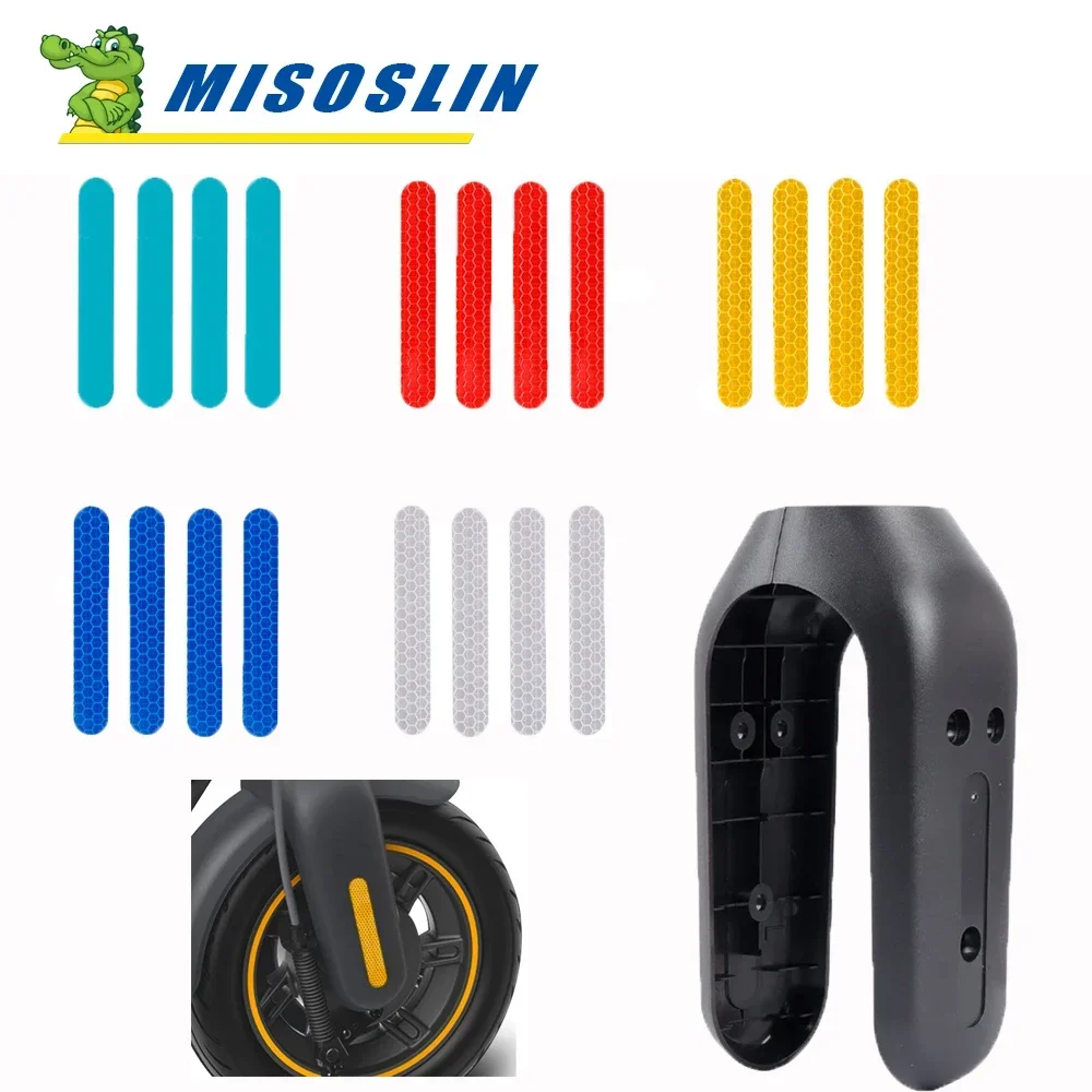 Voorvork Bescherming Cover Accessoires voor Segway Ninebot Max G30 G30D Elektrische Scooter Voorvork Cover Reflecterende Sticker