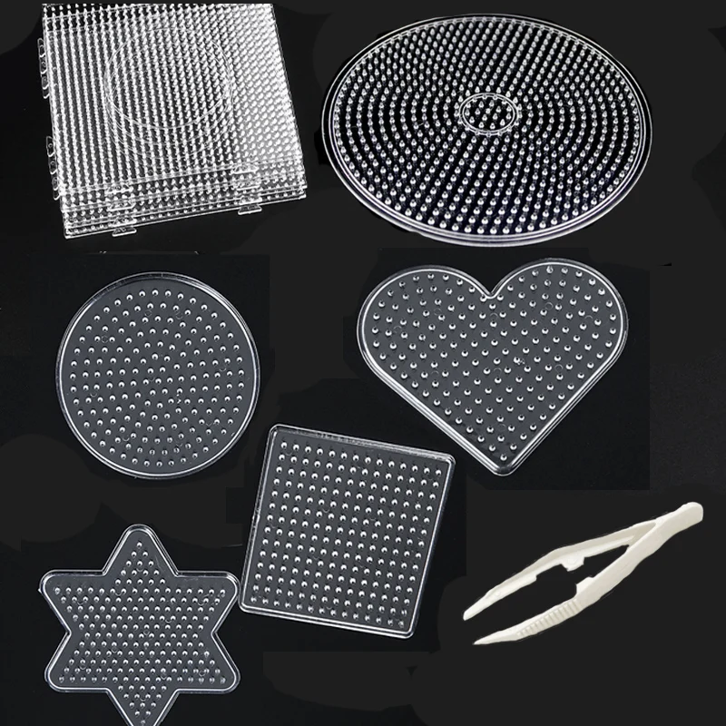 9 Cái 5Mm Pegboard Cho Balo Đính Hạt 3D Xếp Hình Bản Mẫu Cho Nhựa Xếp Hình Sắt Hạt Đồ Chơi Giáo Dục Cầu Chì Hạt Ghép Hình đồ Chơi Xếp Hình Juguetes