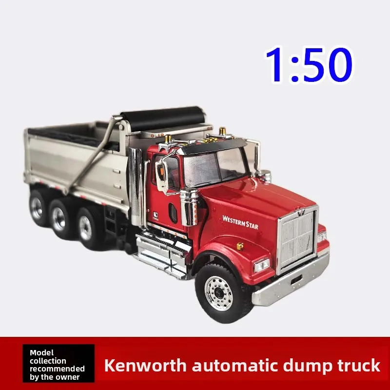 Moulé sous pression 1:50 échelle DM American Western Star 4900 SF Tandem camion 71067 modèle de voiture jouet à collectionner cadeau Souvenir affichage ornement