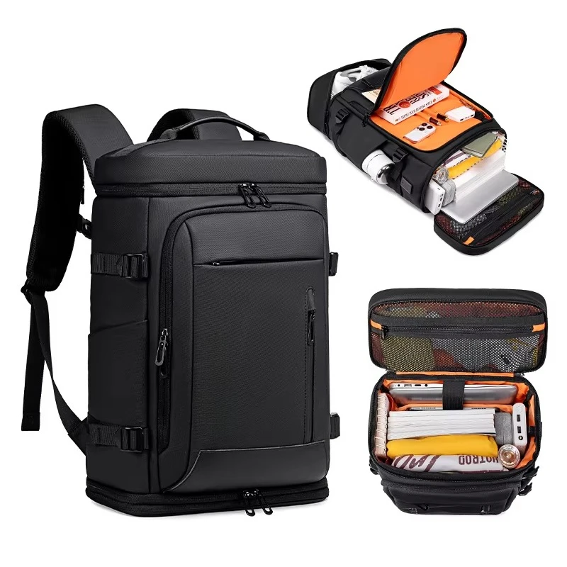 

Men's leisure travel backpack large capacity multi-function independent shoe bag 16 inch notebook bag waterproof PC