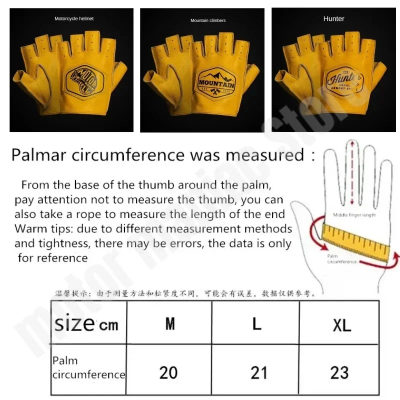 Перчатки с полупальцами в стиле ретро, винтажные Мотоциклетные Перчатки из воловьей кожи, для вождения, для мужчин и женщин, кожаные гоночные