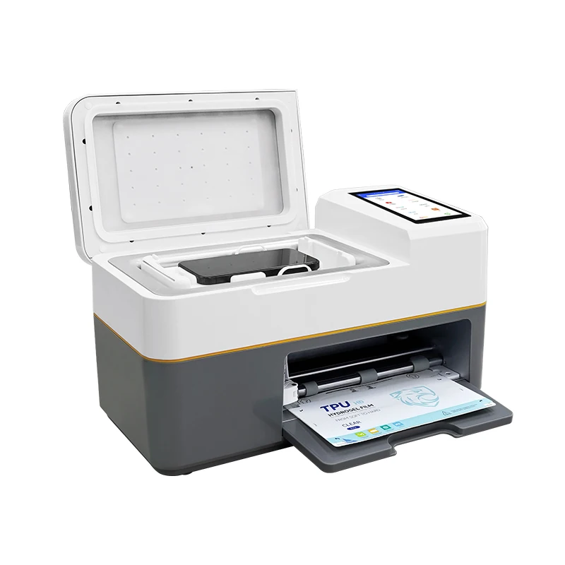 3 In 1 Smart EPU TPU Hydrogel Film Cutting Machine Mobile Phone Laminating Machine UV Film Curing Machine Unlimited Plotter