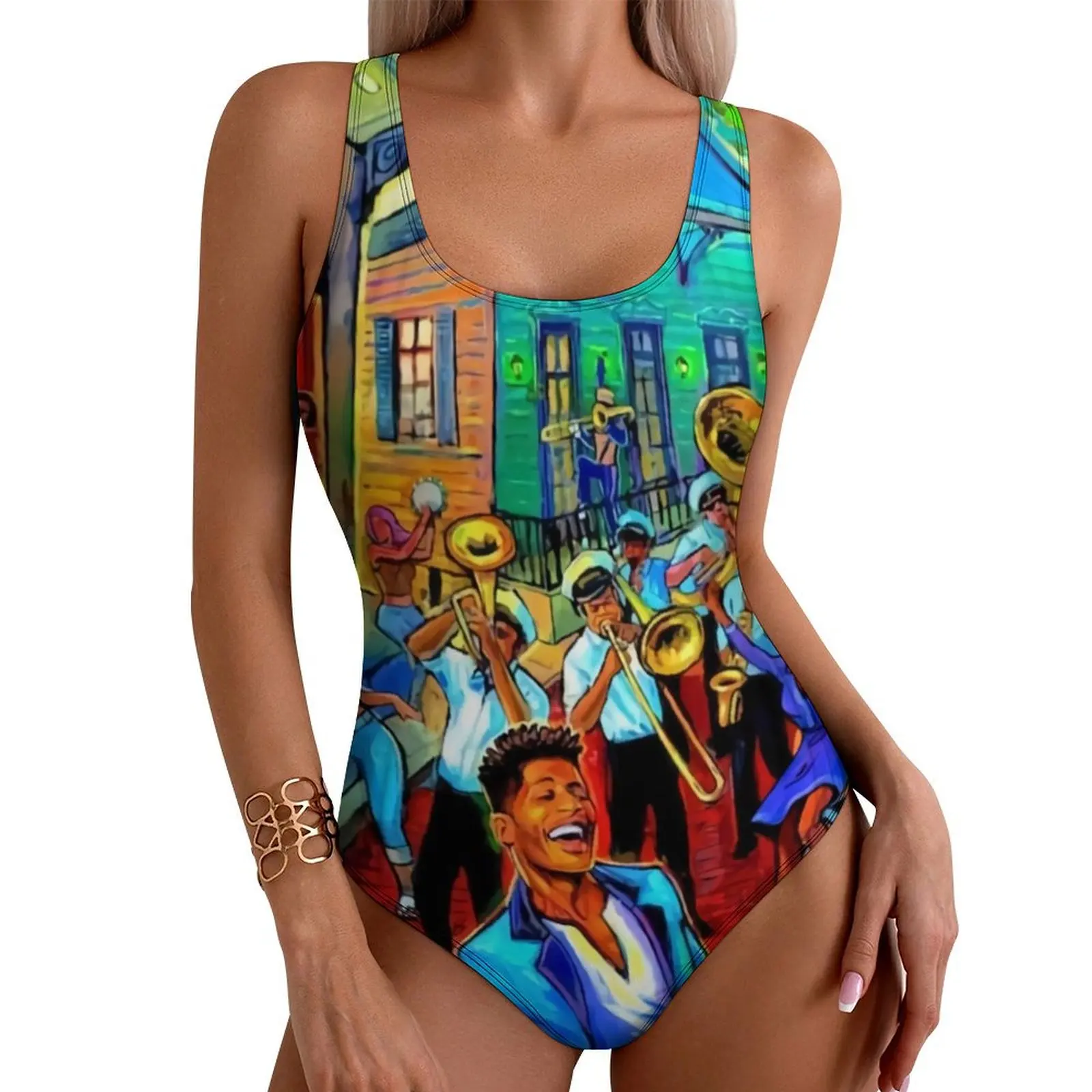 Jazz Festivals Swimsuit Jazz 2022 Fest Push Up Swimwear One Piece Vacation Bath Bathing Suit Swimsuits Sexy Design Beach Outfits