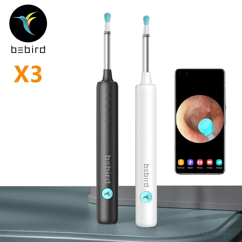 Smart Visual Ear Sticks Bebird X3 Otoscope 3M HD Endoscope Wax Removal Tool Earpick Mini Camera Mijia Health Care Cleaner