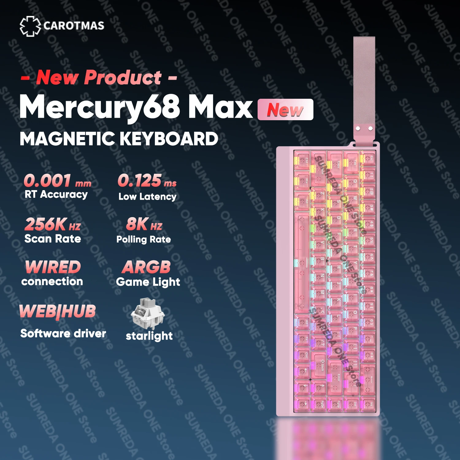 IROK Carotmas Mercury68 Max mars68 pro Mercury 68 Gaming Magnetic