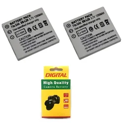 2PCS DB-L20 L20A L20AU Digital Camera Battery for Sanyo Xacti E60 C1 C4 C5 C6 CA8 J4,CG65,E6,E7,CG6,CG9,CA8,CA65,CA9 E1 E2 E6