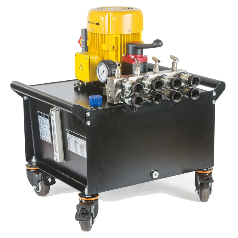 KHE-6 Customizable OEM Electric Hydraulic Pump 700bar High Pressure Single Double Acting Manual Solenoid Valve Piston Pump