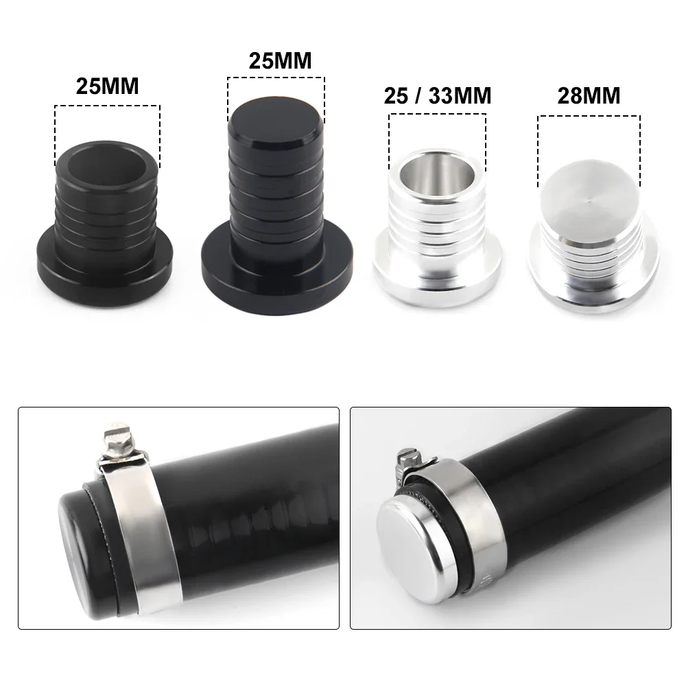 

25 mm 28mm 33mm 15mm Alloy Aluminium Bov Blanking Plug Silicone Hose Bung Dump Valve blow off valve Blanking Plug 2pcs/lot