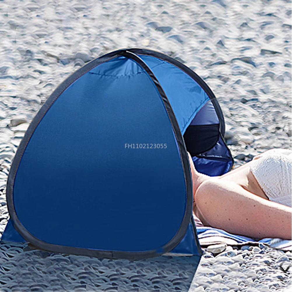 Imagem -04 - Portátil Pequeno Dobrável Sun Shelter Windproof Tenda Pessoal Sun Shade Mini Guarda-chuva Sun Shelter Proteção