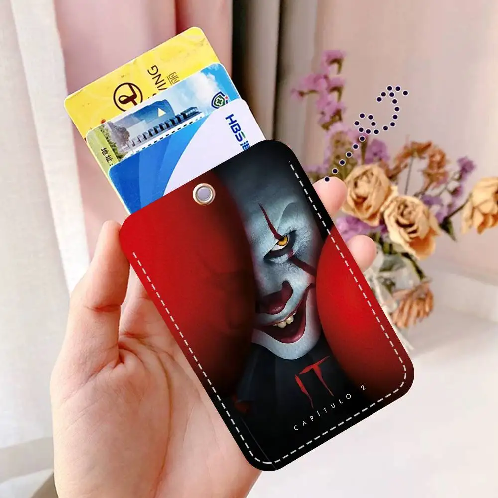 الكلاسيكية الرعب سلسلة I-ItS فيلم مكتب التموين الرجال والنساء بطاقة الائتمان Keyrings بطاقة الطالب حامل بطاقة الهوية بطاقة الاعتماد #4