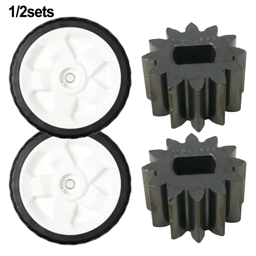 Replacement Bearings And Pulleys Set For 8" Lawnmower Wheels Compatible With For Toro OEM 115-4695 138-3216 And 115-4668