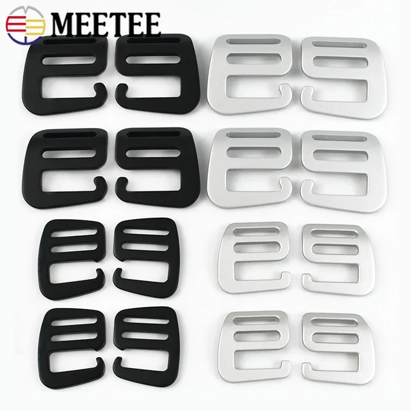 

5/10/20Pcs Meetee 20/25mm Metal G Hook Buckle Bags Strap Clasp Tri-Glide Slider Webbing Adjust Buckles DIY Hardware Accessories