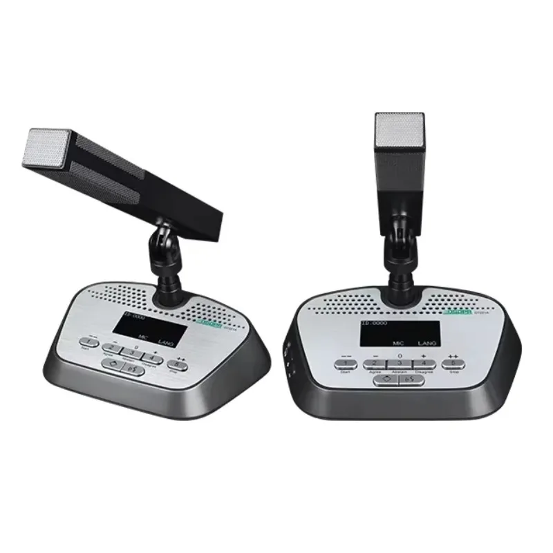 

2025/5G Wifi Wireless Table Voting Microphone Wire dante conference delegate unit and chairman unit microphone
