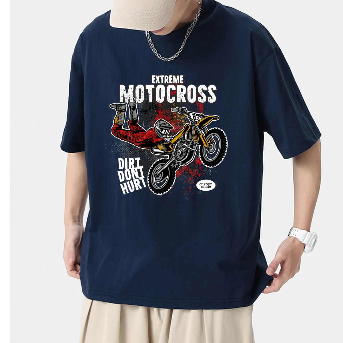 Motocross Stickers for T-shirts Clothes Hoodies Iron on transfers Heat transfer stickers Patches on Clothes
