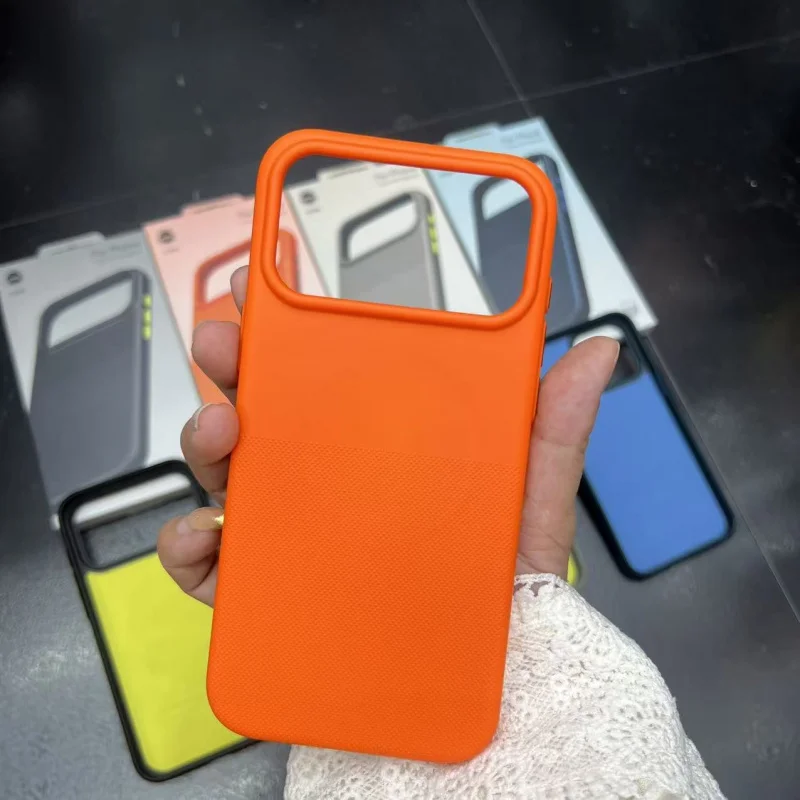 

Magnetic Striped Matte 13 14 15 16 17 Pro Ultra Thin Premium Feel Phone Cover