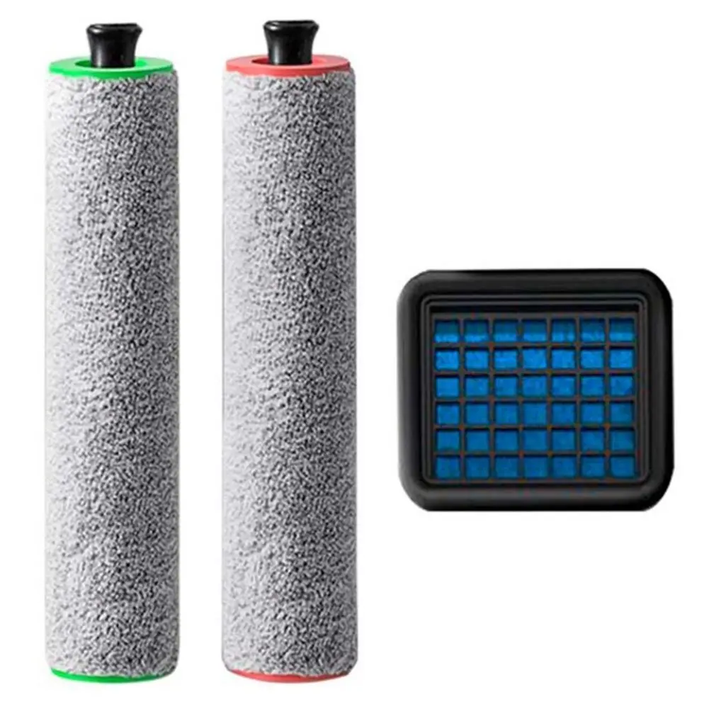 For Deerma For P20 VX96W Floor Scrubber Spare Parts Set Featuring Roller Brush and HEPA For Filter for Regular Maintenance