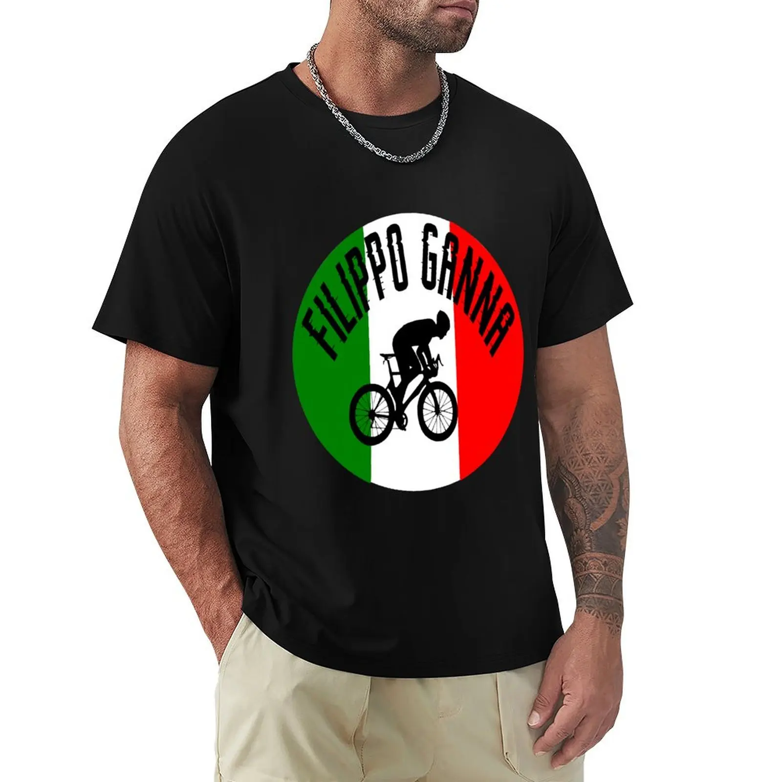 

PHILIPPO GANNA T-Shirt summer shirt oversized graphic tee shirts graphic tee cotton man t-shirts plain white t shirts men