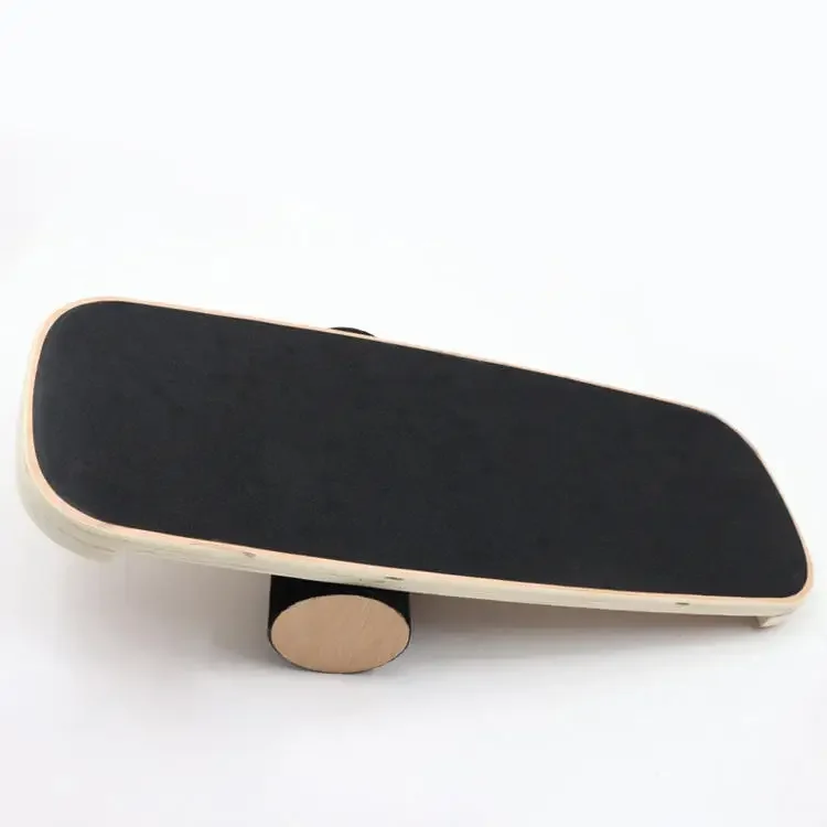 Hot Wholesale Custom Stability Trainer Fitness Yoga Wobble Wooden Roller Balance Board