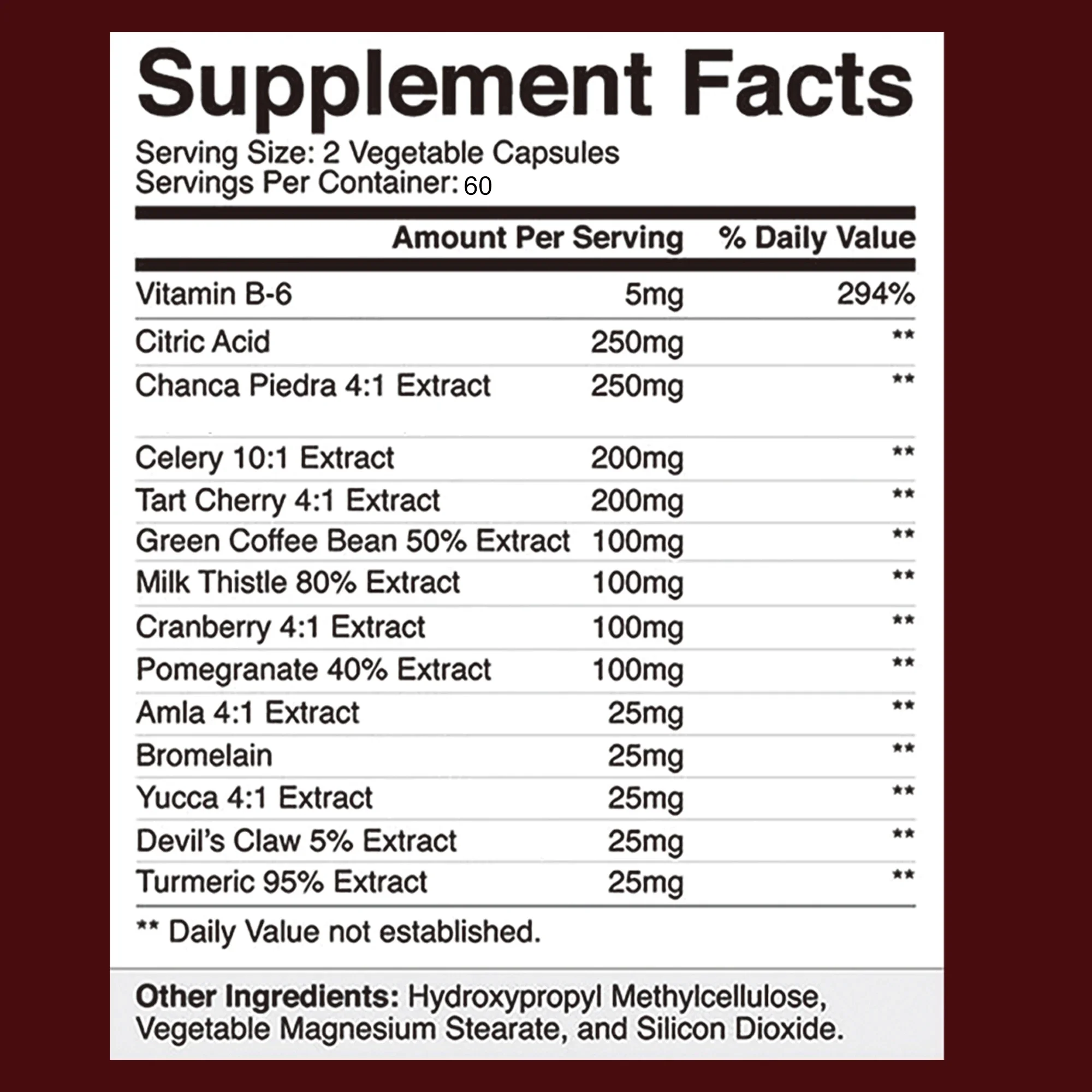 تركيبة تنظيف حمض اليوريك - مع بذور الكرفس - تنظيف الكلى وصحة المفاصل والعضلات - 120 كبسولة