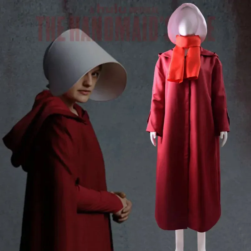 

Костюм Handmaid's Story на Хэллоуин, сказочная горничная, овал, косплей, толстовка с капюшоном, платье для выступлений, полный комплект, женский