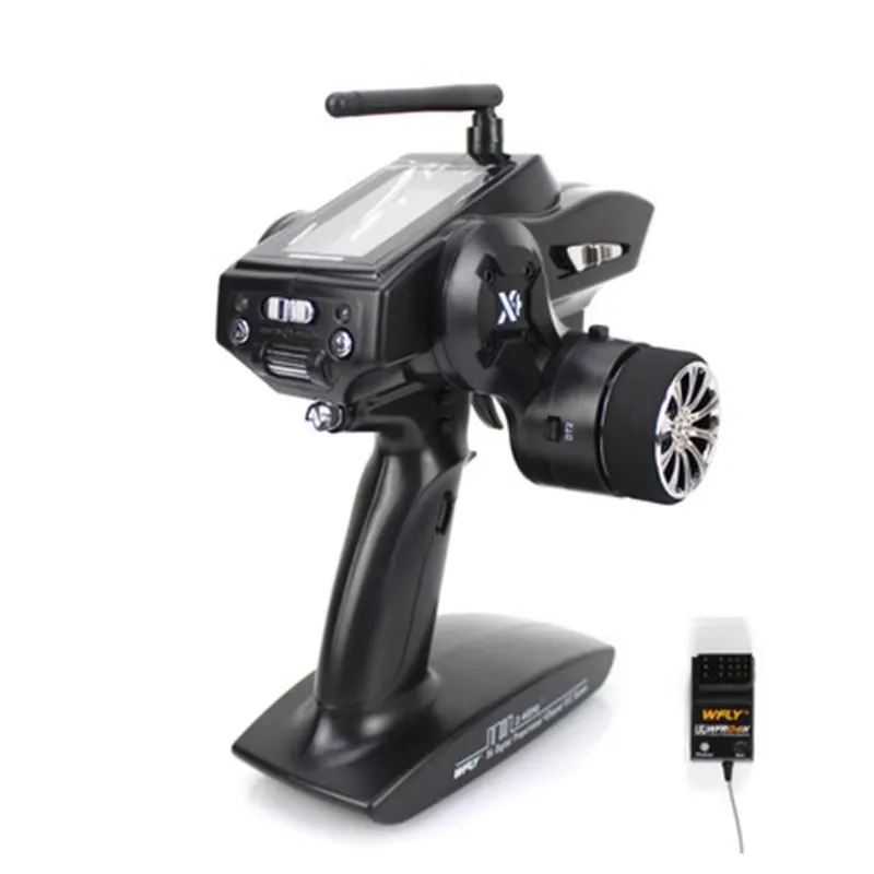 WFLY X4 Transmitter With 2.4G High-speed Receiver WFR04H Four-Channel For RC Vehicle RC Boat