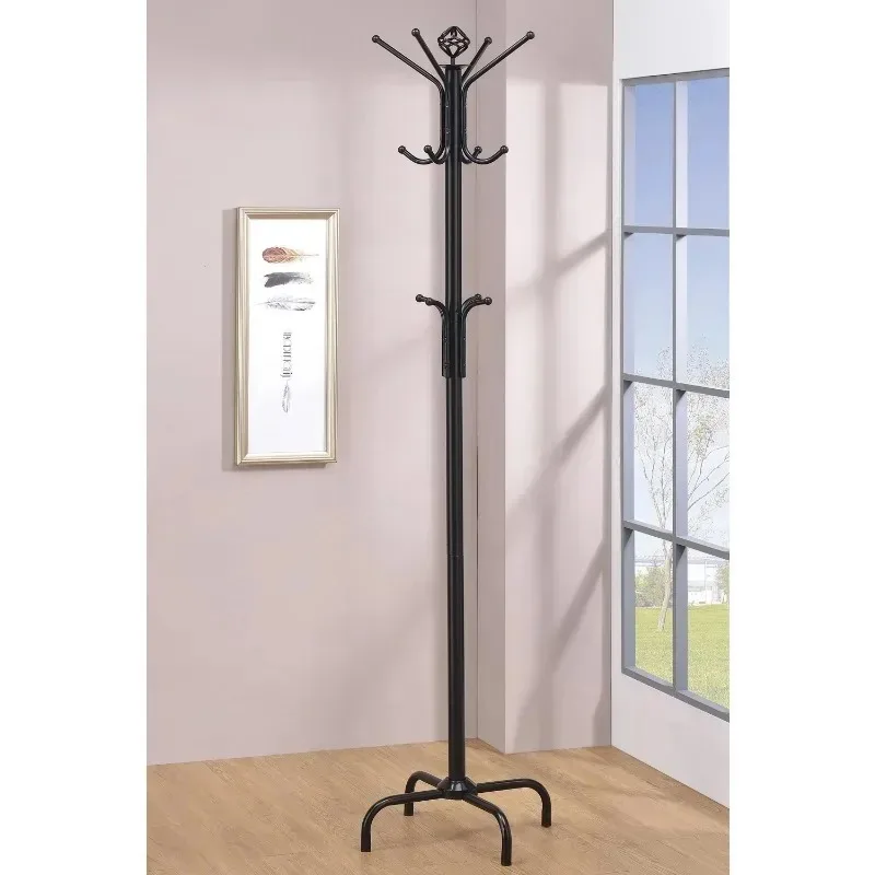 Monarch Specialties Coat Rack, Hall Tree, 12 Hooks, Entryway, 70