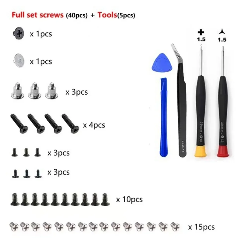 Replacement Full Set Screw Screws Springs For Nintend Switch Console NS Down Repair Tools Accessories