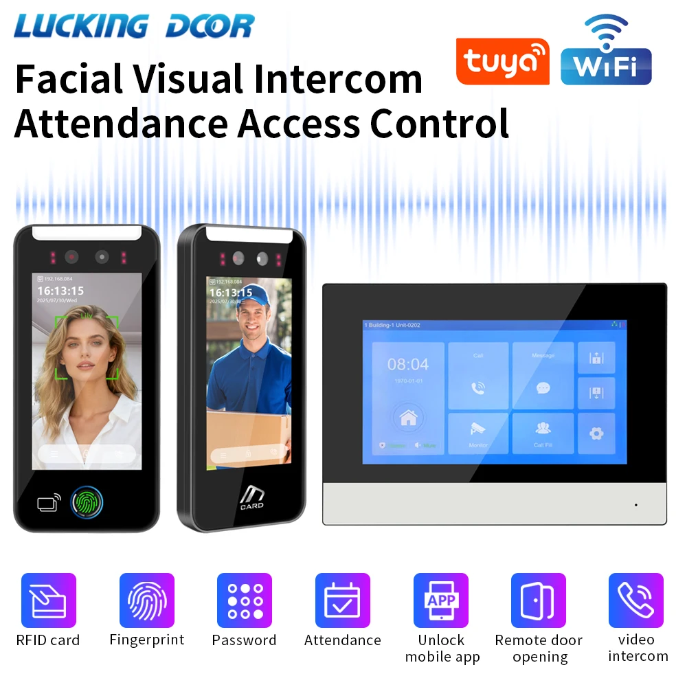 Asia Teco World Debut Facial Recognition Palm Vein Visual Intercom System Attendance System Biometric Password Access Control