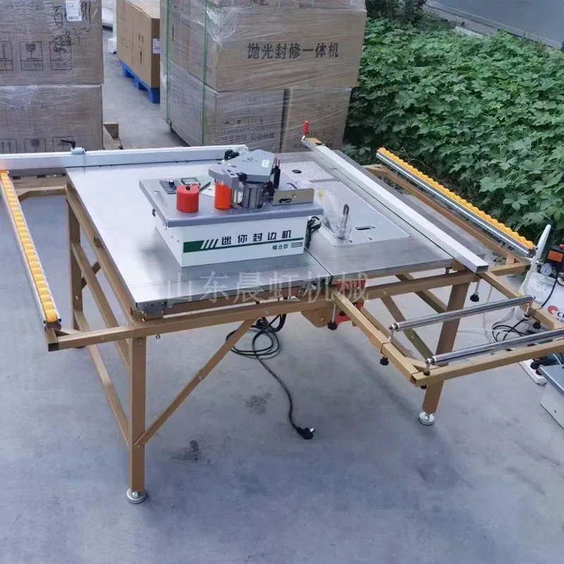 HCY Stainless steel folding child and mother saw, dust-free child and mother push table saw, multi-functional child and mother s