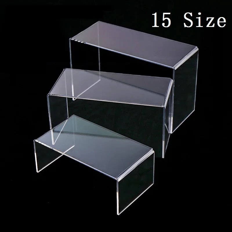 5mm Thickness 15 Size U Shaped Acrylic Display Stand Jewelry Display Stand Puppet Cup Storage Place Cake Display Stand