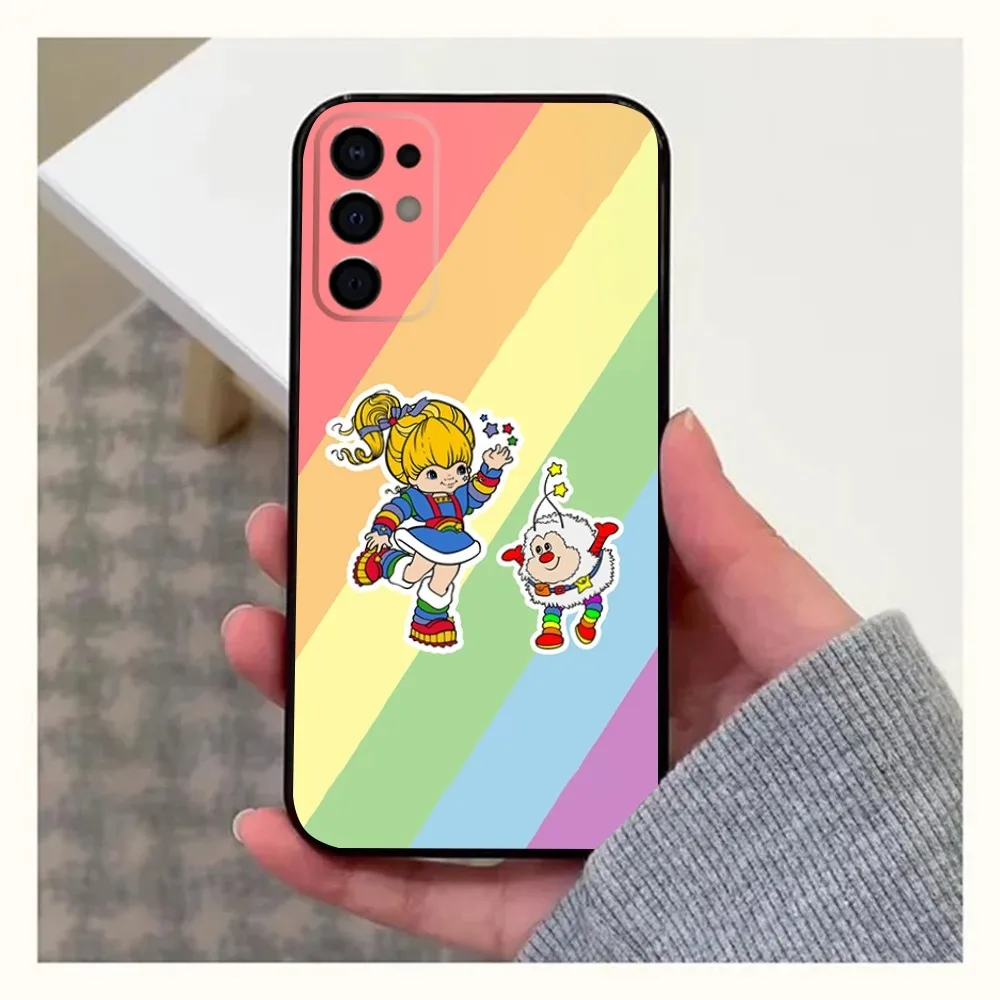 Cartoon R-Rainbow Brite Phone Case For Samsung S24,S21,S22,S23,S30,Ultra,S20,Plus,Fe,Lite,Note,10,9,5G Black Soft Cover