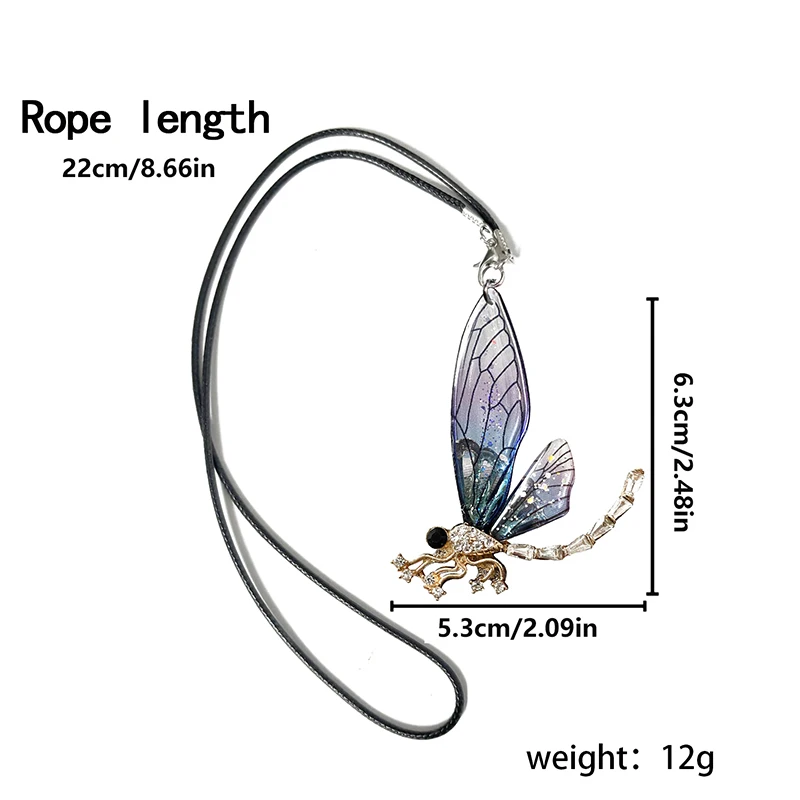 Delightful Dragonfly Car Ornament Handcrafted Hanging Mirror Charm With Dazzling Colors Add Touch Of Elegance To Your Vehicles I image 6