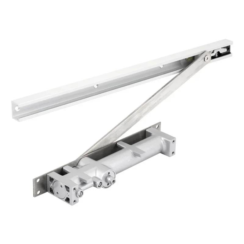 

GSTARAM Embedded Concealed Wooden Door Closer with Buffer Square Aluminum Alloy Invisible Hidden Automatic Door Closer