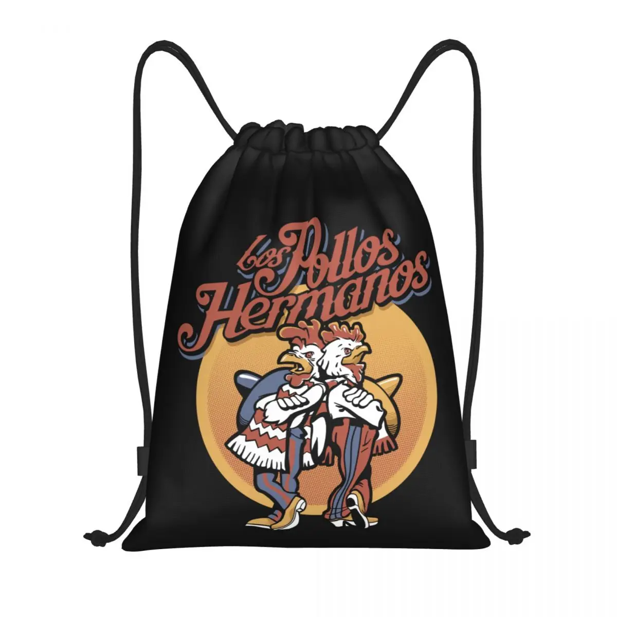 Funny Breaking Bad Drawstring Bags Men Women Foldable Sports Gym Sackpack Los Pollos Hermanos Training Backpacks