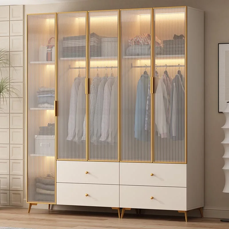 

Large European Wardrobes Clothes Storage Shelf Organizer Hotel Wardrobes Storage Women Roupeiro De Quarto Bedroom Furniture