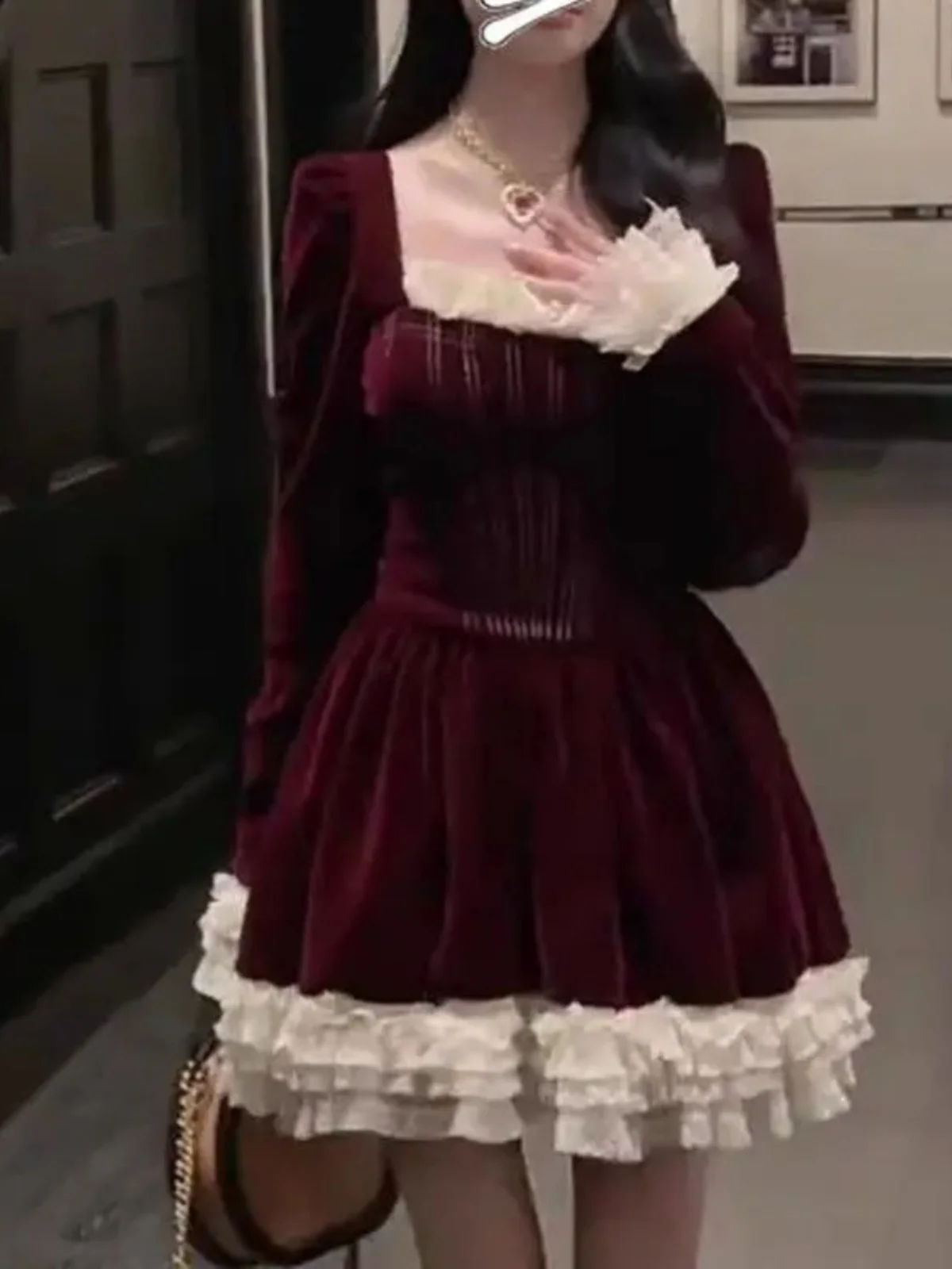 

Женская квадратная талия с затягивающейся талией Dr Faionable и Ele Sle Spring Collection 00% Другой материал