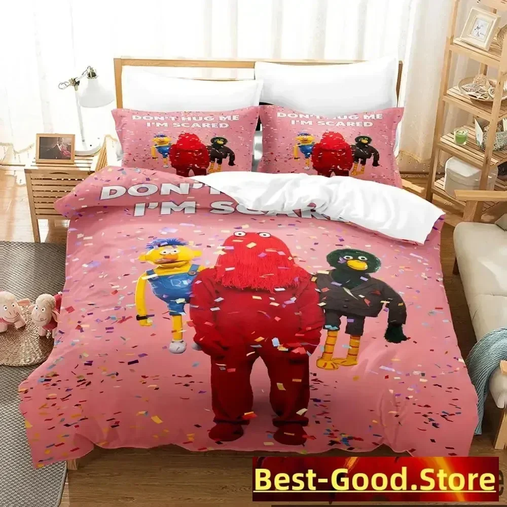 

3D Print Dont Hug Me Im Scared Bedding Set Boys Girls Twin Queen King Size Duvet Cover Pillowcase Bed boys Adult