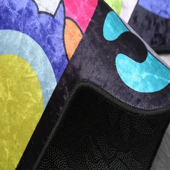 Kožená rohožka s kostkovaným vzorem, vysoce kvalitní flanelový protiskluzový koberec, který lze prát v pračce, pro více místností a více sváteční dekorací 10 nejlepší prodej tác Kaws - №4