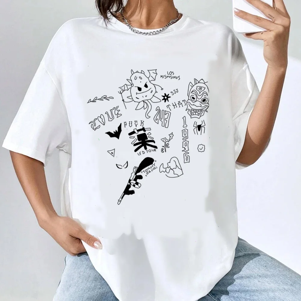 Duki t-shirt teen 80s Comfortable Digital kawaii korean clothes Gothic tshirt graphic Comfortable Colorful Vintage Pastel 2000s