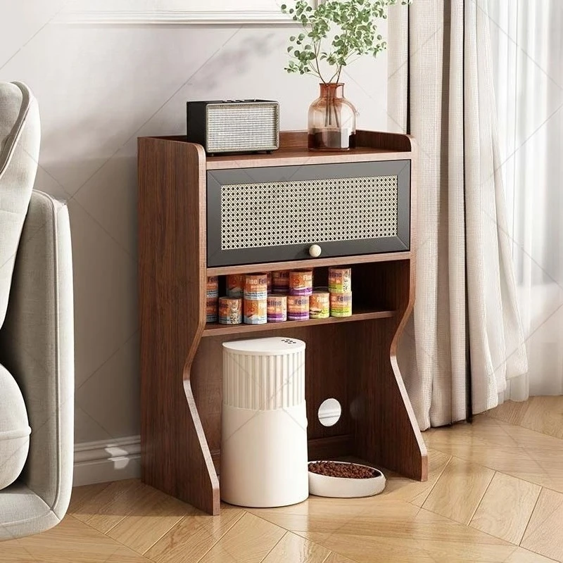 FOR Villa Indoor Canteen Cat Litter Box Integrated Household Cat House Human Pet Shared Furniture Pet Cabinet